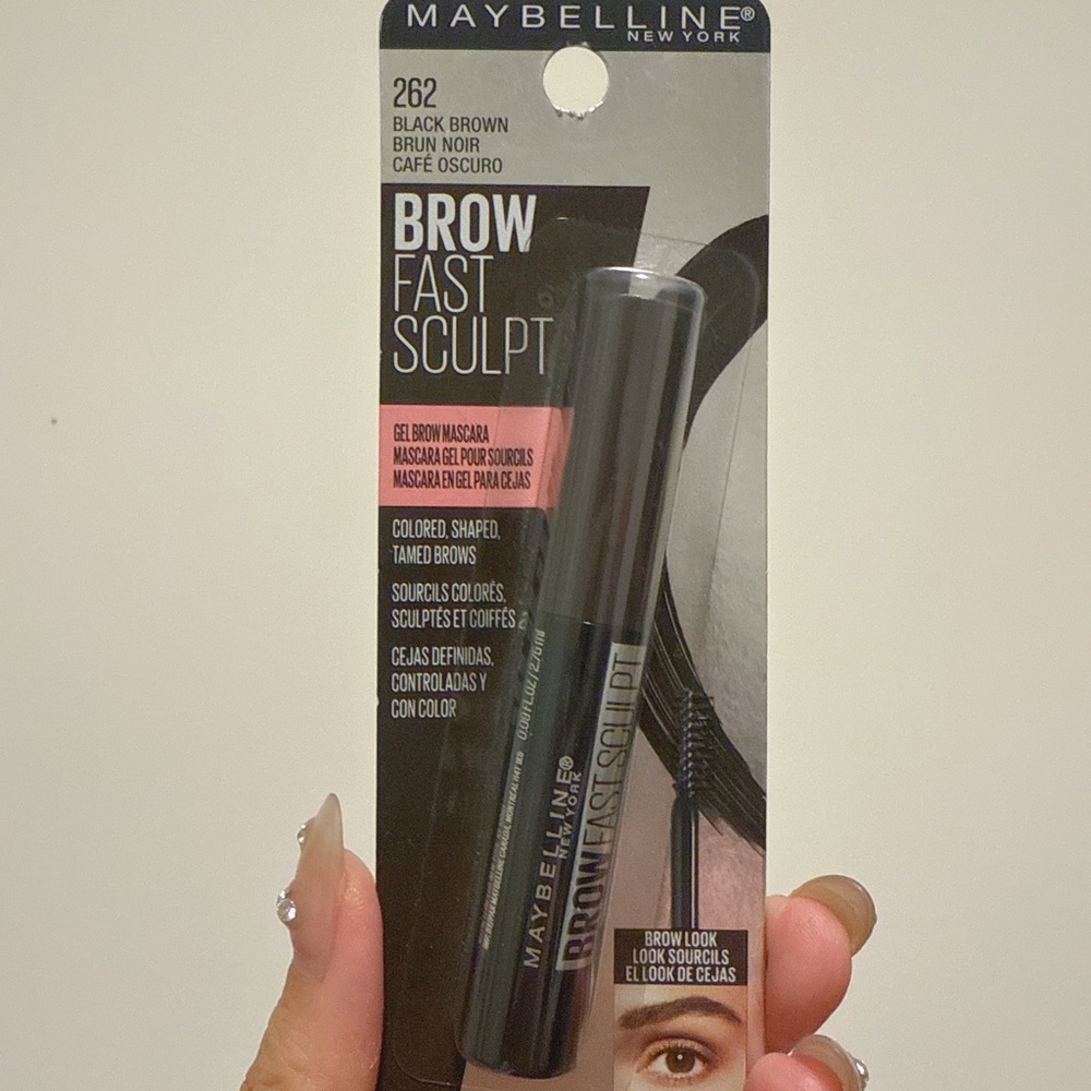 NEW Maybelline Brow Fast Sculpt Eyebrow Gel shade 262 Black Brown2.75ml